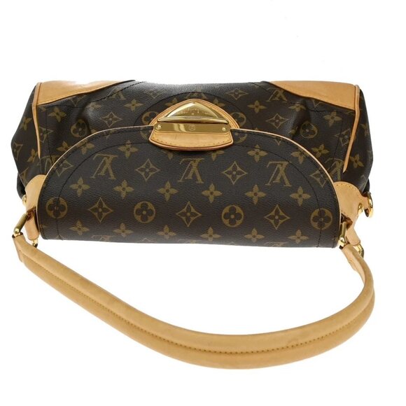 LOUIS VUITTON Logo Beverly MM Shoulder Bag Monogram Leather Brown - Picture 6 of 14